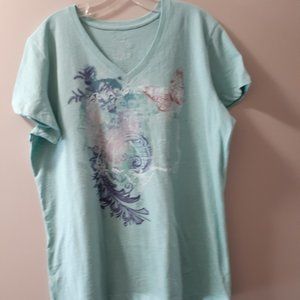 Sonoma light green/blue tee shirt